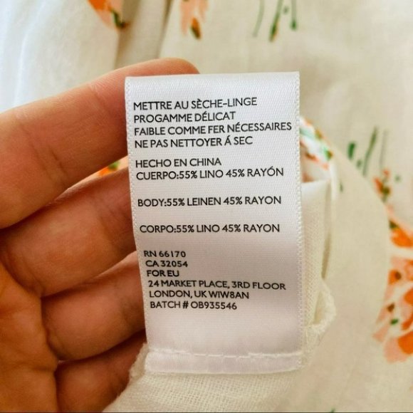 Urban Outfitters Selma Linen Ruffle Button Maxi Skirt Size XS - Picture 11 of 16